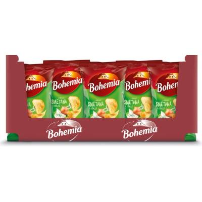 Bohemia Chips smetana/ cibule 18 x 60 g