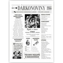 Dárkonoviny z roku 1966 originální retro přání