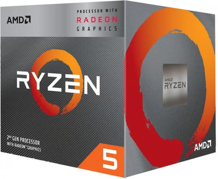 AMD Ryzen 5 3400G 4-Core 3.7GHz AM4 Box (YD3400C5FHBOX)