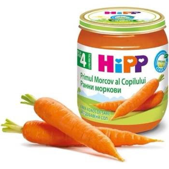Hipp БИО пюре ранни моркови 4м+ 125г