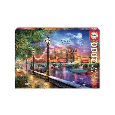 Educa Пъзел Educa London at sunset 19046 2000 Части