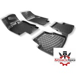 Rizline Гумени стелки RizLine съвместими с Skoda Octavia III 2012-2020 (511375) - avtochastikrasi