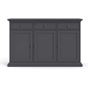 Tvilum Сив нисък скрин 144x92 cm Paris - Tvilum (77824Pigig)