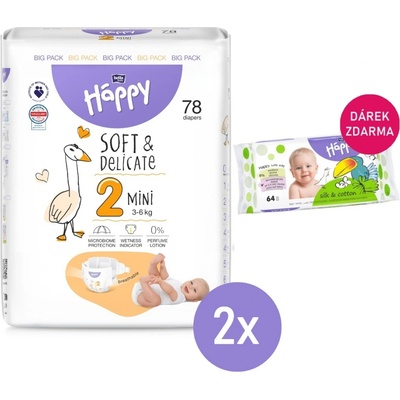 Bella Baby Happy Mini Big Pack 2 2x78 ks