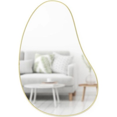 Umbra HK Limited Umbra Огледало за стена hubba pebble - цвят месинг (umbra-1018529-104)