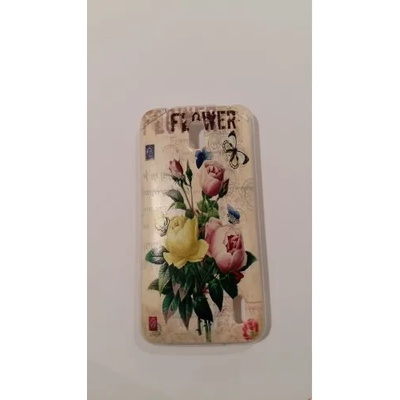 Huawei Силиконов калъф за Huawei Y625 0.3мм Цветя
