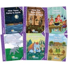 Jolly Phonics Folktales Purple Readers Level 5 Complete Set 1-6 - Sara Wernham