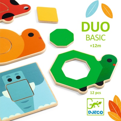 Djeco Puzzle Duo Basic Vyplň Zvieratká