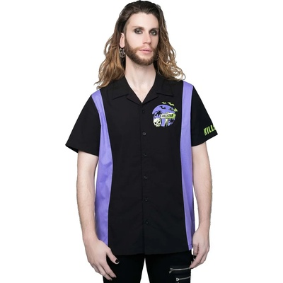 KILLSTAR мъжка риза KILLSTAR - Kon-Tiki - Черен - KSRA003729