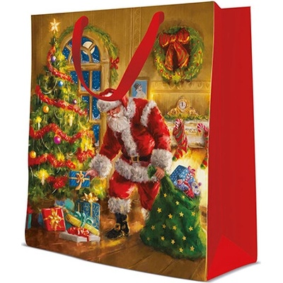 PAW Dárková taška PAW Santa is here, large - 26,5x33,5x13 cm