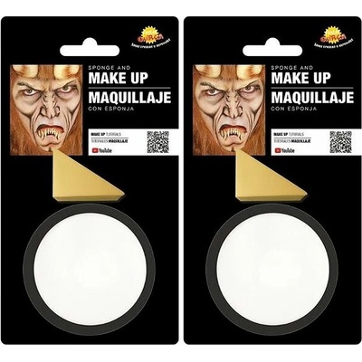 Guirca bílý make up s houbou halloween 18 g
