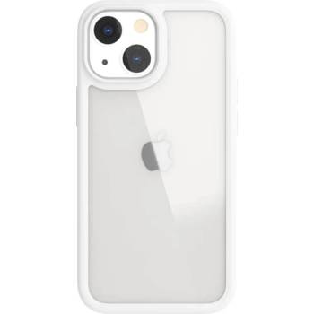 SwitchEasy AERO Plus Case - хибриден удароустойчив кейс за iPhone 13 mini (бял-прозрачен)