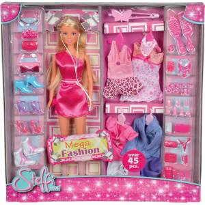 Simba Toys Steffi LOVE Mega Fashion - кукла с гардероб от 45 части