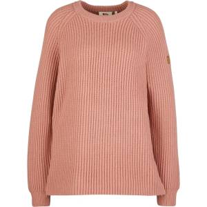Fjällräven Дамски вълнен пуловер Fjällräven Women's Övik Rib Sweater Wool jumper - Dusty Rose - размер XXS (105-5445-0311)