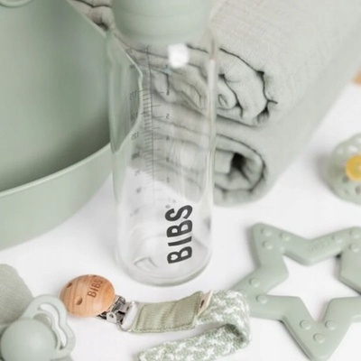 Bibs Baby Bottle sklenená fľaša 110ml sage