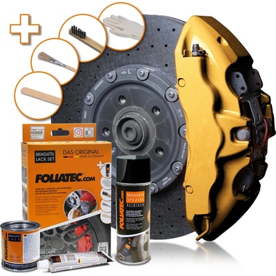 Foliatec Barva na brzdy, sada - Prestige Gold Metalic