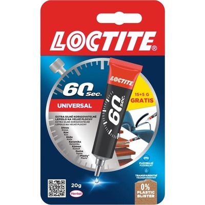 HENKEL Lepidlo Loctite 60 sec. 20 g