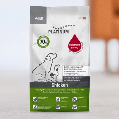 PLATINUM Супер премиум храна Platinum Adult Chicken - за кучета над 12 месеца, със 70% пилешко месо, годно за човешка консумация