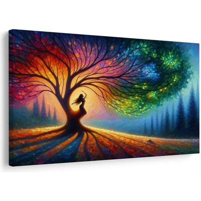 Obraz tanec pod stromem života - 90x60
