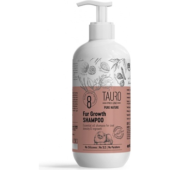 TAURO PRO LINE Šampon TPL PURE NATURE pro podporu růstu srsti psů a koček 400 ml