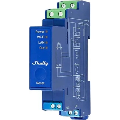 Shelly Pro Dimmer 0/1-10V PM - stmívací modul (LAN, WiFi, Bluetooth)
