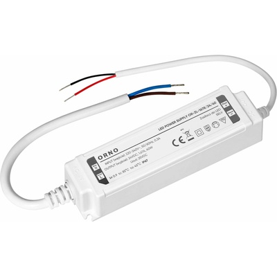 ORNO LED ovládač, hermetický, 24 V, 40 W, IP67, plastové puzdro