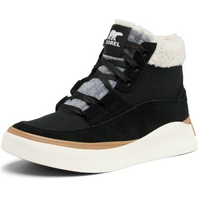Sorel Дамски ежедневни боти Sorel Women's Out n About IV Mid Sneaker WP Casual boots - Black / Sea Salt - размер 37, 5 (EU) (126-0511-0112)