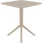 Bogdan Furniture Am Маса Скай 60/60/74h сгъваема бежова