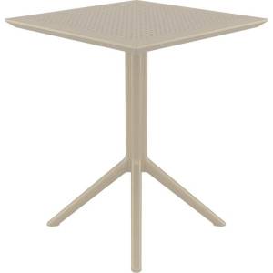 Bogdan Furniture Am Маса Скай 60/60/74h сгъваема бежова
