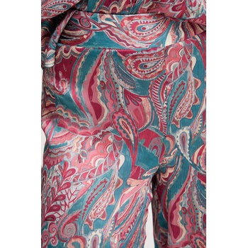 Hoss Intropia Панталон Hoss Intropia в синьо със стандартна кройка, с висока талия 6542825 (6542825)