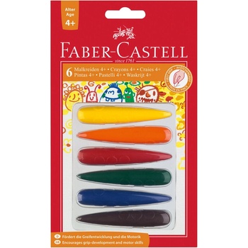 Faber-Castell Пастели Finger, 6 цвята