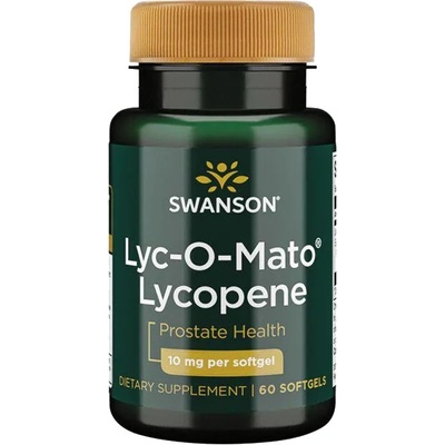 Swanson Lyc-O-Mato Lycopene Lykopen 10 mg 60 softgel kapslí