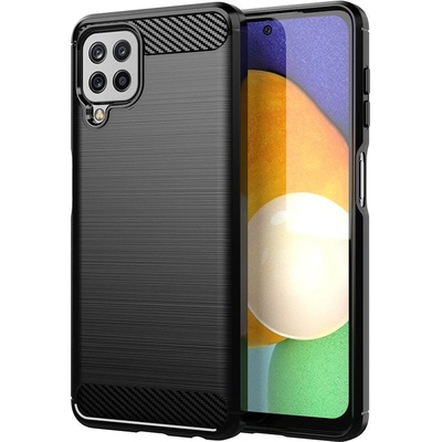 HQWear Калъф Carbon Case Flexible, за Samsung Galaxy A22 4G, черен (5907769326684)