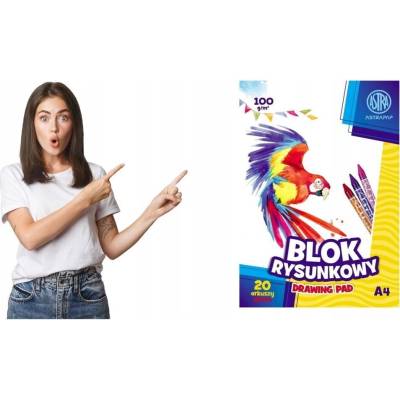 Astra Náčrtník skicár A4 20 listov 90g m2 106119001