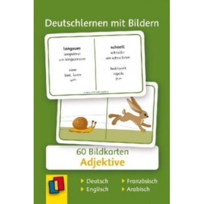 Deutschlernen mit Bildern: Adjektive, Bildkarten