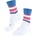 Falke Мъжки чорапи за бягане Falke Falke RU4 Endurance Compression Running socks - White / Blue / Rose - размер 44-45 (EU) (207-1298-0111)