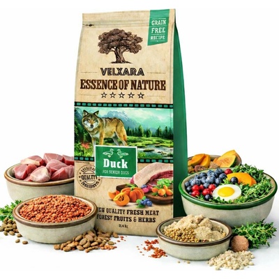 Velxara Adult FM Grain Free dog senior duck 11,4 kg