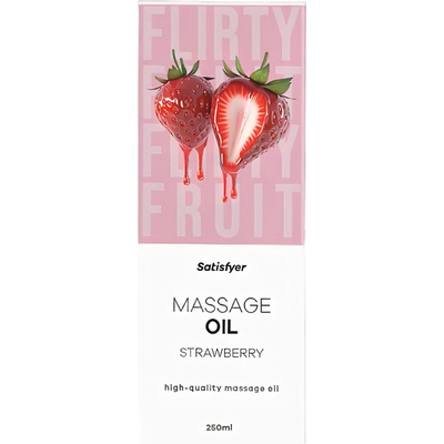 Satisfyer - ароматно масажно олио - ягода (250мл)