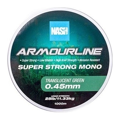 Kevin Nash Armourline Super Strong Mono Green 1000 m 0,45 mm 11,33 kg