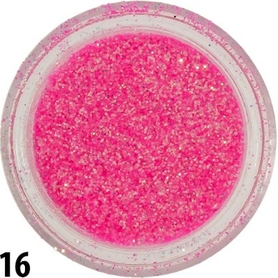 Allepaznokcie Glitrový prach na nechty ružový 16