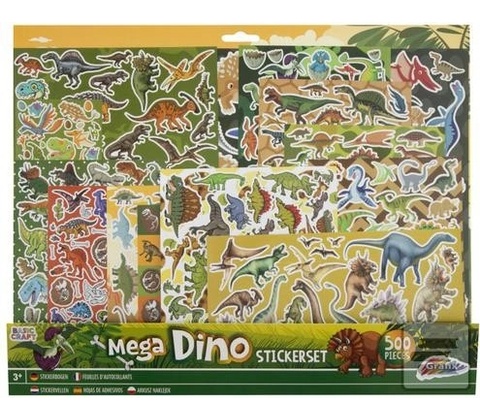 Mega set samolepek Dino