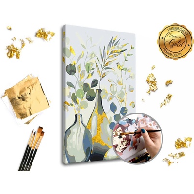 Malování podle čísel PREMIUM GOLD Kousek přírody