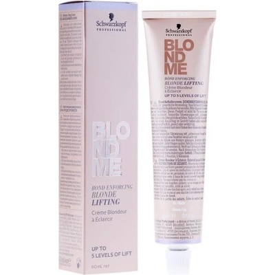 Schwarzkopf Blondme zesvětlující krém pro Blond vlasy L Ice Bond Enforcing Blonde Lifting Up to 5 Levels of Lift 60 ml