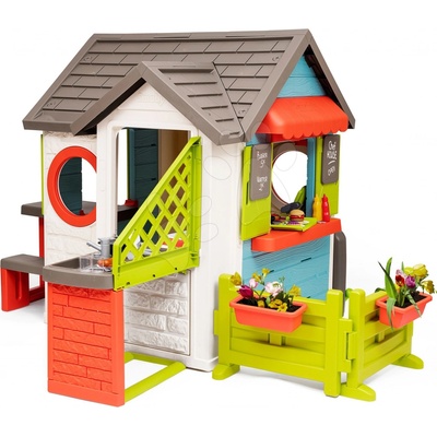Smoby Domček so záhradnou reštauráciou Chef House DeLuxe s komplet nadstavbovým riešením