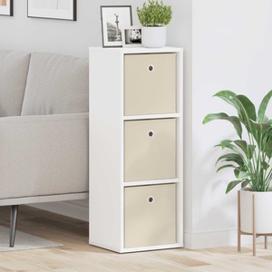 vidaXL Служебен шкаф с чекмедже Бяло 30, 5 x 27 x 84, 5 см (8000556)