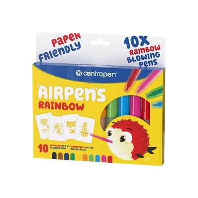 Centropen Foukací fixy AIR PENS 1500/10 RAINBOW - sada 10 barev