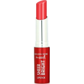 Golden Rose Mood Червило Sheer Bright, 103 Coral Red, 3.3 g