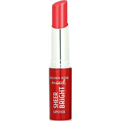 Golden Rose Mood Червило Sheer Bright, 103 Coral Red, 3.3 g