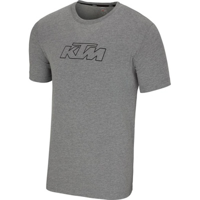 KTM tričko Essential grey/melange