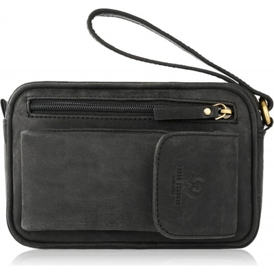 Paolo Peruzzi kožená pánská taška etue černá matná – Hledejceny.cz